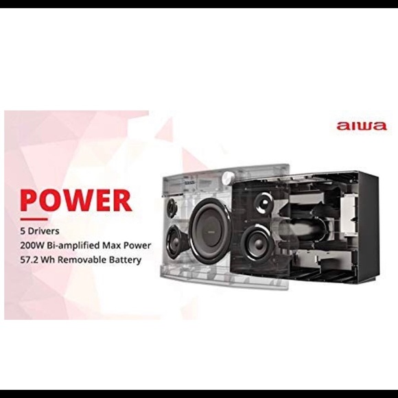 aiwa exos-9 portable speaker - Picture 2 of 5